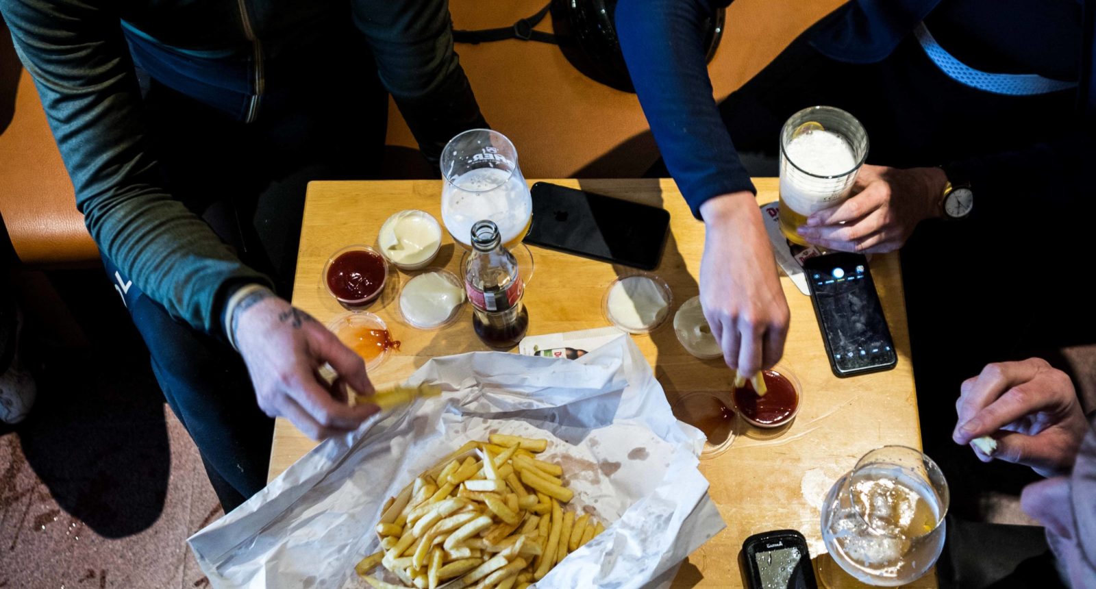 Wiggins in Flanders - Friets and beers